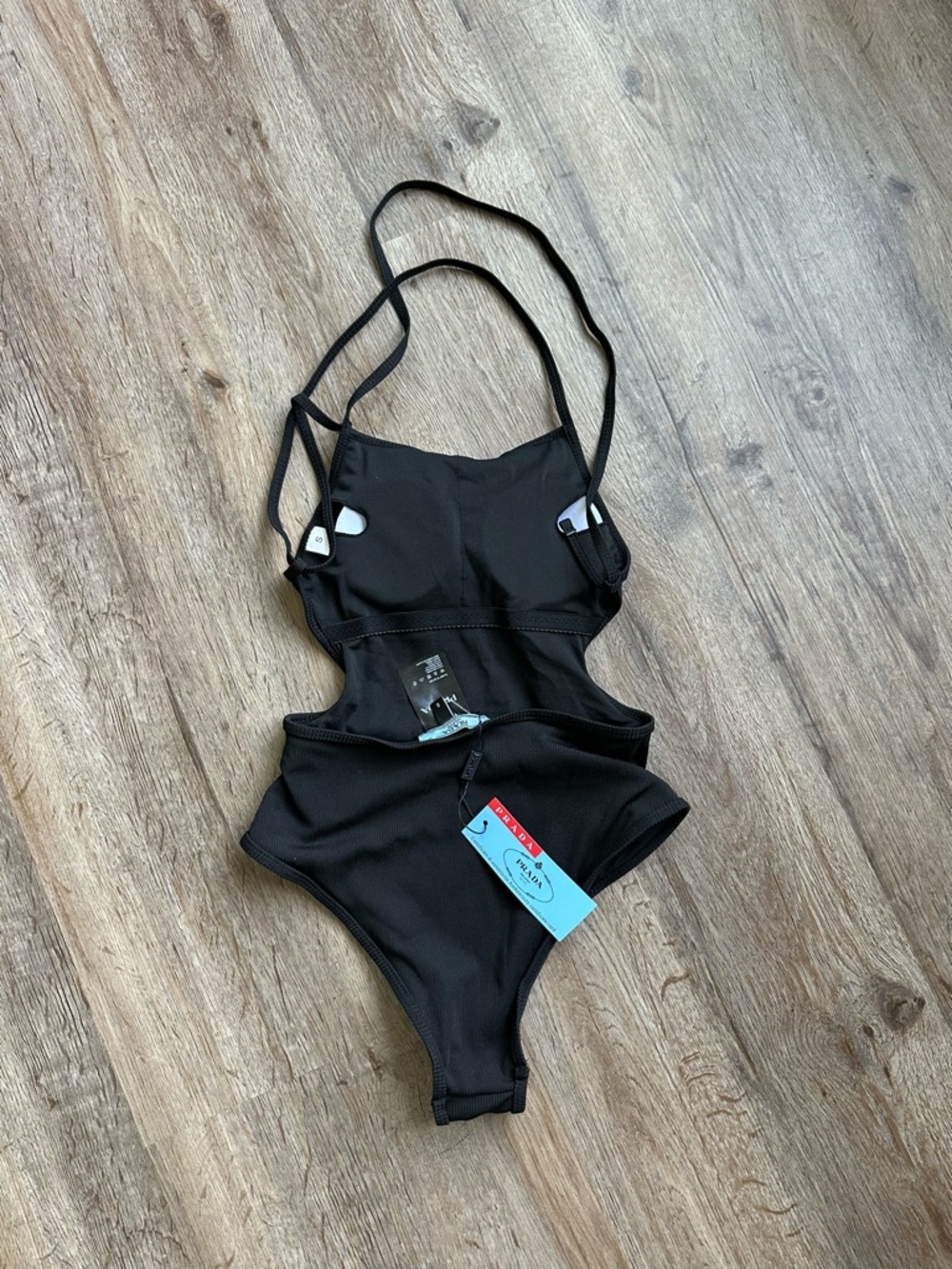 Prada Black Cutout Swimsuit - Picture 2 of 2